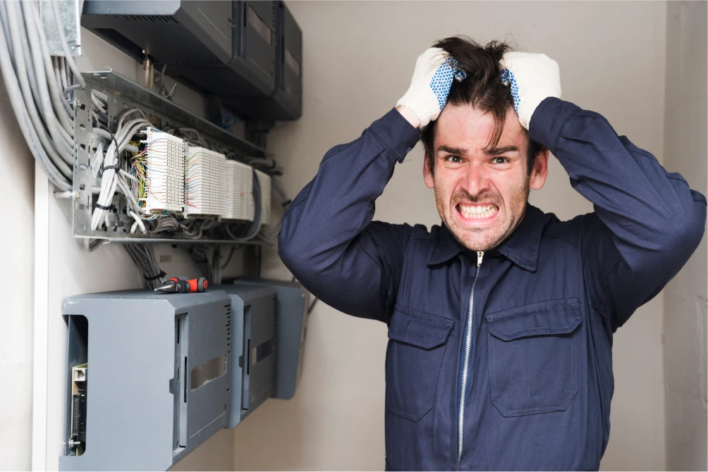 A stress villa owner because his villa's electrical system is damage.